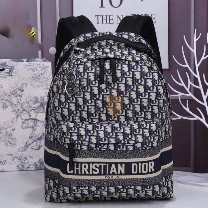 DIOR TRAVEL BACKPACK M6104STZQ_M928 (41cm*35cm*15cm)